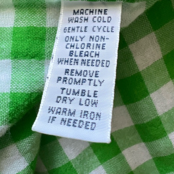 Ralph Lauren Men’s Green Lined Cotton Casual Button Down Shirt Size XL - Picture 6 of 12